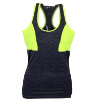 REGATA TRINYS TANK TOP MESCLA - MESCLA/LIME GREEN